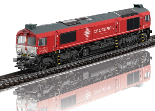 Locomotive Diesel Class 77 rouge Crossrail Mfx Digital son