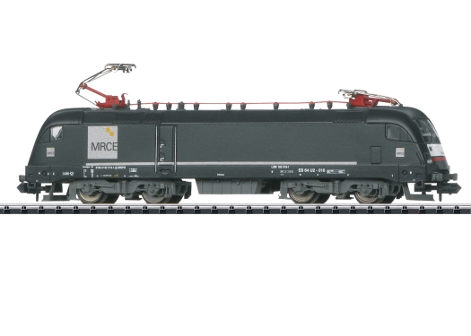 Locomotive électrique 182 518-1 de la Mitsui Rail Capital Europe (MRCE) louée à TRI Train Rental GmbH Echelle N