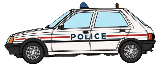 Peugeot 205 - POLICE