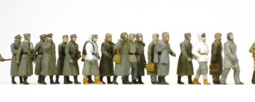 Prisonniers de guerre allemands (19 figurines à peindre)