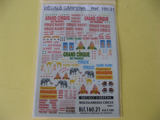 Publicités et affiches de cirque (Miscelanea Circus 1) (échelle N)