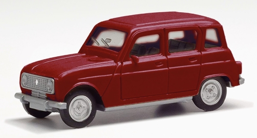 Renault 4, rouge bordeaux, 1983