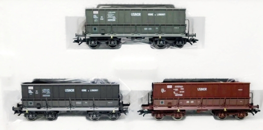 Set de 3 wagons chargés USINOR SNCF