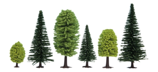 Set de forêt mixte de 25 arbres (échelle N-Z)