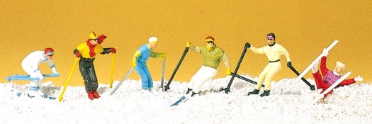 Skieurs Alpins