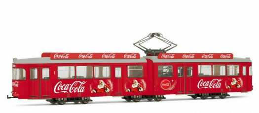 Tramway livrée Coca-Cola Noël
