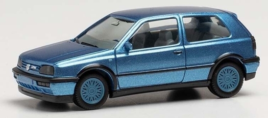 VW Golf III VR6 bleu métallique
