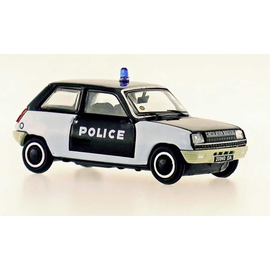 Voiture Renault R5 TL 1972 - POLICE Pie