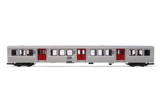 Voiture complémentaire RIB 70 SNCF livrée original avec portes rouges