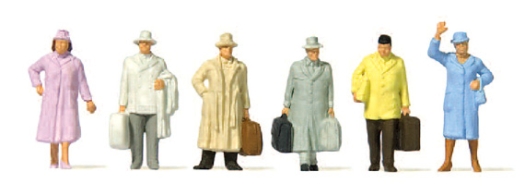 Voyageurs époque III (6 figurines)