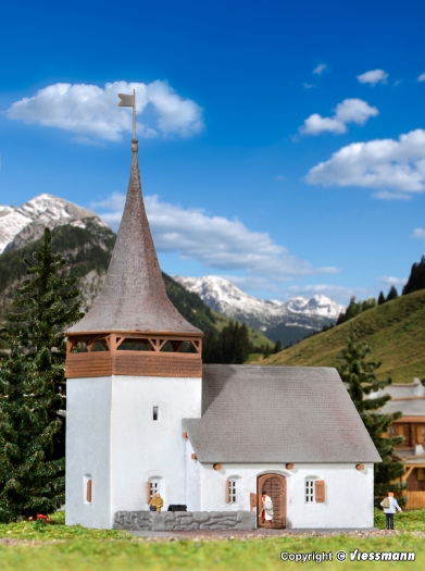 Église du village de Sertig (échelle N)