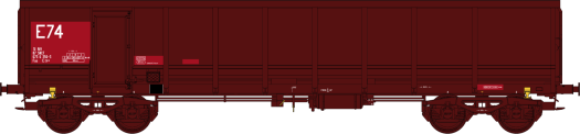 Wagon tombereau FAS brun E74 SNCF ép. V