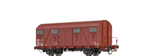 Wagon couvert à essieux type Kf bois brun UIC SNCF ép. III