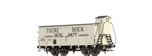 Wagon à bière G10 Tigre Bock de la SNCF