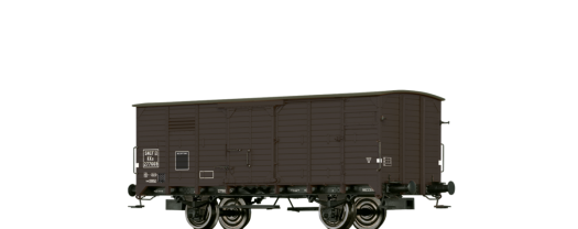 Wagon couvert KKu brun foncé SNCF ép. III
