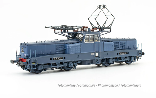 Locomotive électrique BB 13052 avec 4 lampes inférieures, livrée bleue, « Cité du Train», ép. IV, avec décodeur sonore