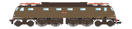 Locomotive électrique E428 3ème série TIBB bogies Ap1110 ép.IVb DCC SOUND