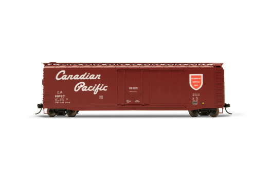 Wagon Canadian Pacific, US-Boxcar with roof walkaway Newsprint Service Only, running number 80927, ep. III